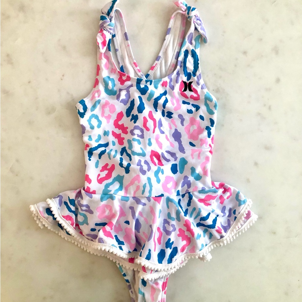 Hurley Girls White One-Piece Swimsuit